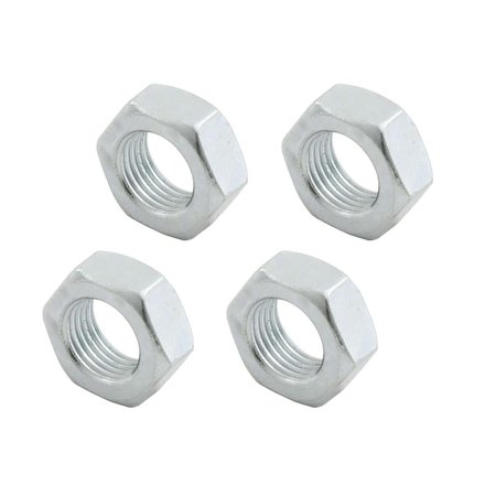 ALLSTAR 0.5 in. 20 Right Hand Steel Jam Nuts, 4PK ALL18258